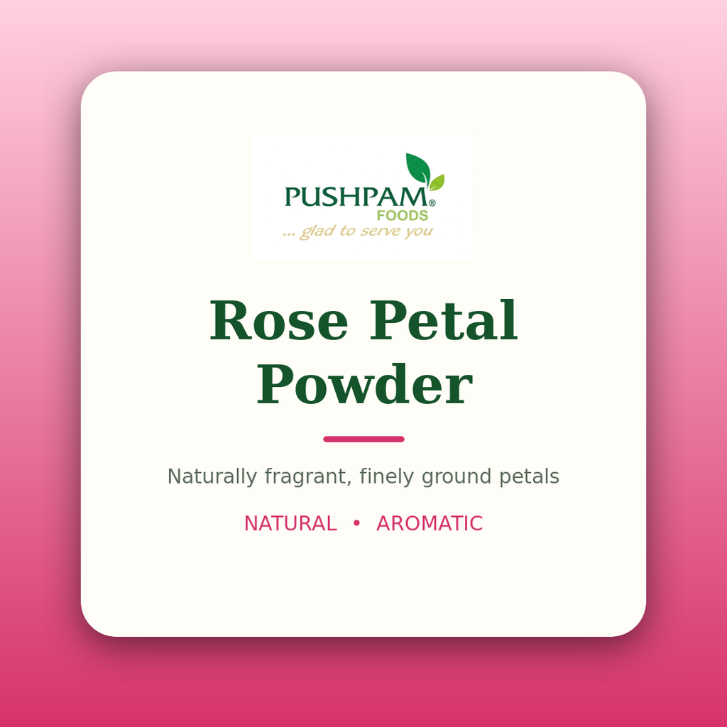 Rose Petal Powder info