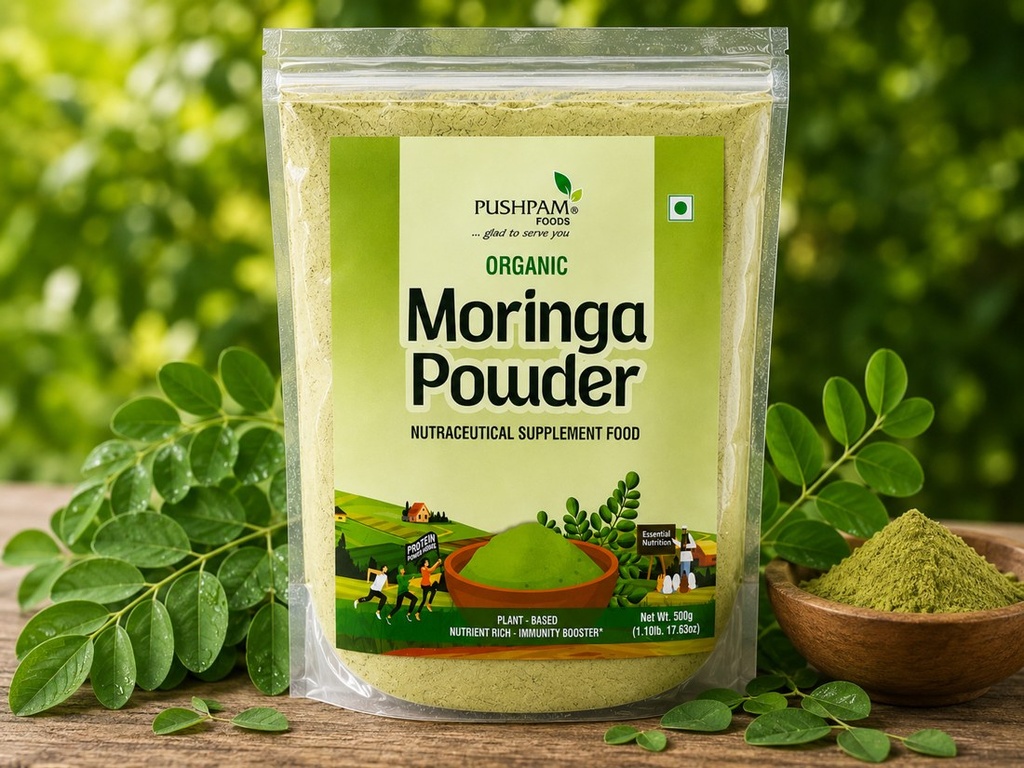 Moringa Powder 500g Pouch